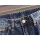 Bur, new casual tannin jeans   spring and summer new The brand logo on the back pocket is embroidered by imported machine vacuum   The body of the garment is washed with heavyweight environmentally friendly plant enzymes