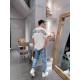 FD 2023 spring and summer new FF lock logo men's small straight denim jeans! Channel rare out, the market is rare boutique channel source, absolutely can bring you an unexpected wearing experience, sincerely recommended 