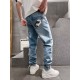 FD 2023 spring and summer new FF lock logo men's small straight denim jeans! Channel rare out, the market is rare boutique channel source, absolutely can bring you an unexpected wearing experience, sincerely recommended 