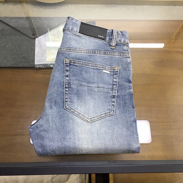 New Arrival   Amir.... .i  2023 spring and summer new classic men's denim fashion washed jeans, pure Hong Kong foreign channel goods Classic star-level single product, denim jeans belong to the closet of essential single