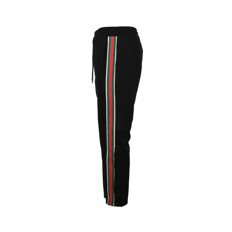 GucciGucci 23Fw Side Webbing Straight Leg PantsGucciGucci 23Fw Side Webbing Straight Leg Pants2023 new counter synchronization embellished with a colorful Logo webbing high-end quality pants explosive fabric using 360 gr