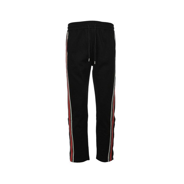 GucciGucci 23Fw Side Webbing Straight Leg PantsGucciGucci 23Fw Side Webbing Straight Leg Pants2023 new counter synchronization embellished with a colorful Logo webbing high-end quality pants explosive fabric using 360 gr