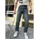 FEAR OF GOD Washed Destroyed Denim Jeans Top #