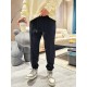 Loewe 2023 fall and winter new casual pants! Synchronized sale on the official website. Brand classic LOGO casual pants , customized fabric, excellent comfort, strong hand touch. Highly recognizable, perfect quality craf