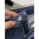 Armani, 2023 latest products, counter synchronization is available, the original single goods, washed casual jeans, imported original washed elastic fabric, comfortable and elastic, the original hardware accessories deco