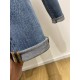 Armani, 2023 latest products, counter synchronization is available, the original single goods, washed casual jeans, imported original washed elastic fabric, comfortable and elastic, the original hardware accessories deco