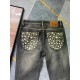 lv home 23SS new jeans fabric with elasticity high comfort embroidery design light color wash high end quality seriesSize 30, 31, 32, 33, 34, 36, 38