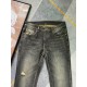 lv home 23SS new jeans fabric with elasticity high comfort embroidery design light color wash high end quality seriesSize 30, 31, 32, 33, 34, 36, 38