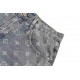 Louis Vuitton 23FwLouis VuittonLouis Vuitton 23Fw Full Print Old Flower Washed JeansAutumn new Louis Vuitton LV full print old flowers big bang classic full print series washed full print counter new washed blue jeans! H