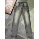 Lujia 23SS new jeans Fabric with elasticity High comfort Embroidery design Light color wash High-end quality seriesSize 30, 31, 32, 33, 34, 36, 38