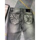 Lujia 23SS new jeans Fabric with elasticity High comfort Embroidery design Light color wash High-end quality seriesSize 30, 31, 32, 33, 34, 36, 38