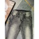 Lujia 23SS new jeans Fabric with elasticity High comfort Embroidery design Light color wash High-end quality seriesSize 30, 31, 32, 33, 34, 36, 38