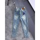 Donkey Family 23SS high-end custom jeans Latest fashion week runway models Original color yeast wash process Selected heavyweight denim fabrics, comfortable and skin-friendly Original hardware accessories accessories Cub