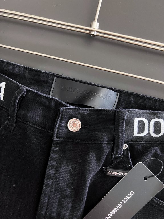 ) DG 23s New Season Pop-up Quality Feeling Finish PerfectionSummer classic casual stretch jeans low-profile luxury sense, customized leather brand   hardware accessories counter year after year hot classic explosive mode