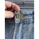 Donkey Family 23SS high-end custom jeans Latest fashion week runway models Original color yeast wash process Selected heavyweight denim fabrics, comfortable and skin-friendly Original hardware accessories accessories Cub