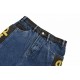 Drew House Patchwork Washed Embroidered JeansDERW HOUSE annual force is also this year so far as to do the most awesome jeans, heavy wash process, hidden mystery details are very much, this time the main push of the pant