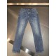 Lv Louis Vuitton Exclusive new Slim model small straight jeans, high-end version! Counter customized fabrics Breathable comfort, impeccable details, brand elements design concept, reflecting high quality. The handfeel is