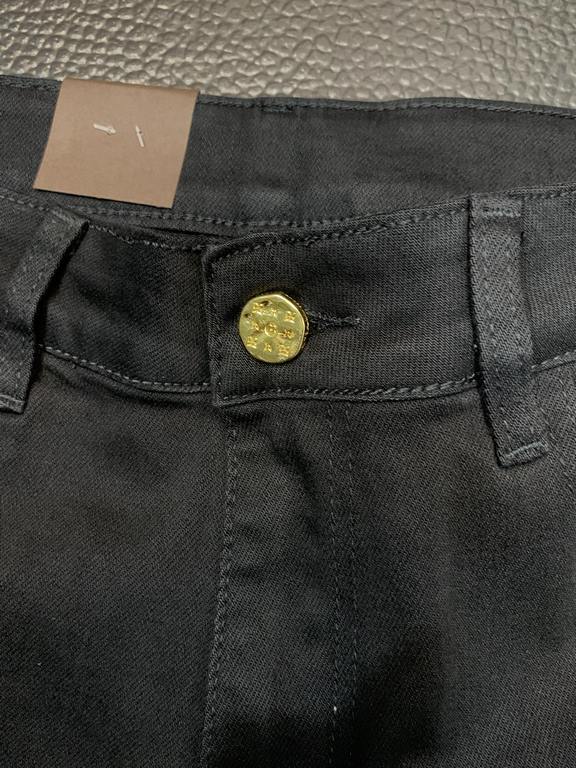 LV Louis Vuitton exclusive exclusive new models Slim models small straight jeans, high-end version! Counter customized fabrics Breathable comfort, impeccable details, brand elements design concept, reflecting high qualit