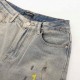 (Support put store)BalenciagaBalenciaga Locked Ripped Vintage JeansSo far this year to do the most awesome jeans, heavy wash process, hidden mystery details are very much, this time the main push of the pants either vers