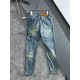 LOW family 23SS new jeans High-end quality Slim cut fabric with elasticity Good shape on the body Size 30, 31, 32, 33, 34, 36, 38.