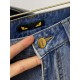 Fendi, 2023 latest products, counter synchronization is available, the original single goods, washed casual jeans Imported original washed stretch fabric, comfortable and elastic, the original hardware accessories decora