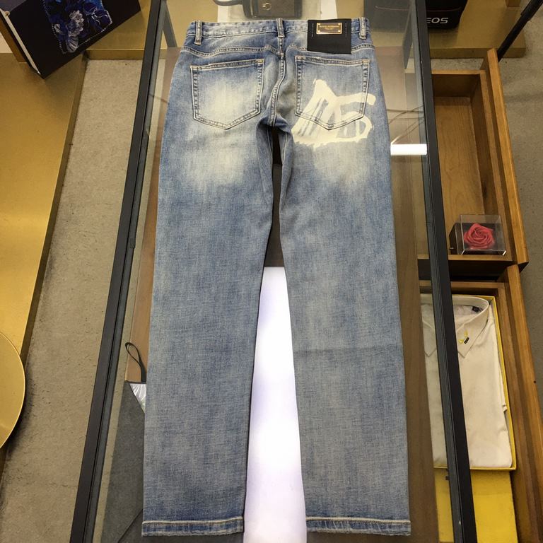 New products   D.G 2023 summer the latest products, counter synchronization for sale Original single goods, washed casual jeans, imported original washed elastic fabric, comfortable and elastic, back pockets exquisite ha