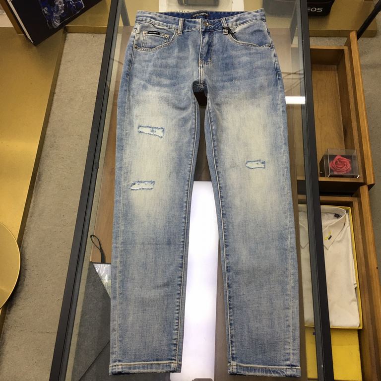 New products   D.G 2023 summer the latest products, counter synchronization for sale Original single goods, washed casual jeans, imported original washed elastic fabric, comfortable and elastic, back pockets exquisite ha