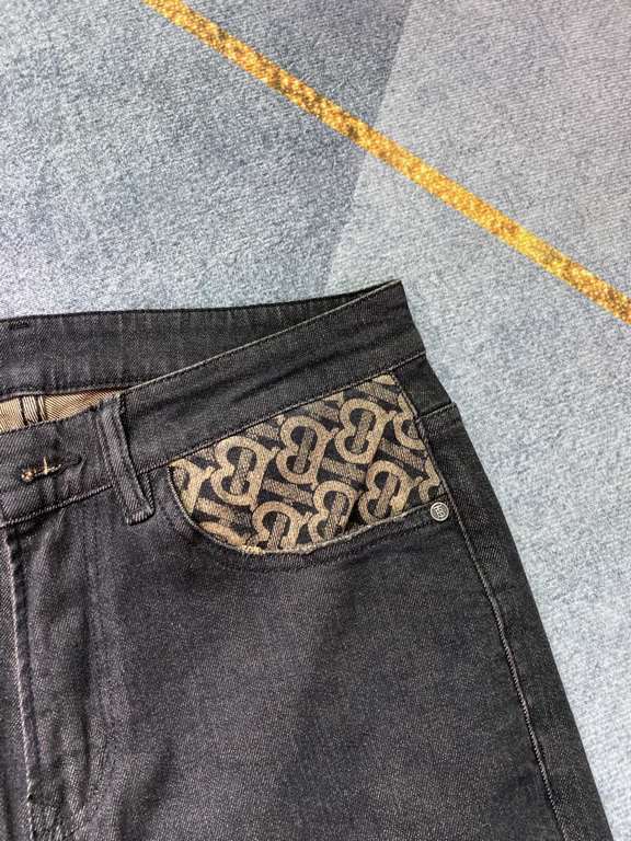 b family 23SS new jeans fabric with elasticity high comfort embroidery design light color wash high end quality seriesSize 30, 31, 32, 33, 34, 36, 38