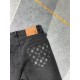 lv home 23SS new jeans fabric with elasticity high comfort embroidery design light color wash high end quality seriesSize 29.30, 31, 32, 33, 34, 36, 38