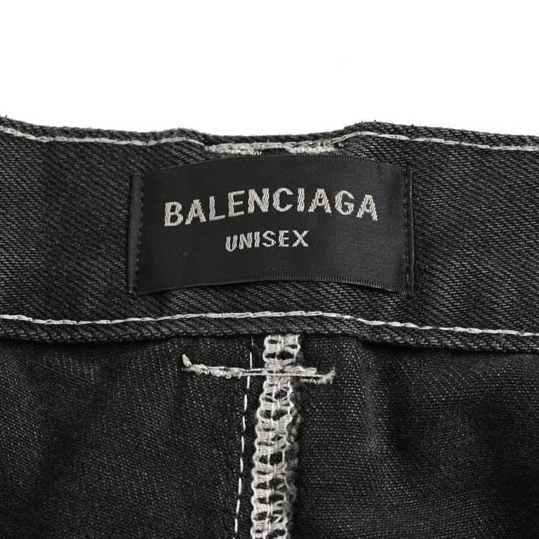 Balenciaga 23Fw Heavy Duty Hardware Workwear Removal Jeans (Solid Gray)After seven months of development, this is the pinnacle of this year's pants This is also the king of the pants in the pants of the Parisian family t