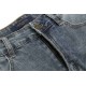 Louis Vuitton Louis Vuitton Casual Washed Jeans With Big Logo Monogram Super VersatileSize 28 30 32 34 36