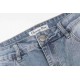 Dior Dior Classic Old Flower Pocket Hole Breaker Jeans Jeans 2023 latest products, counter synchronization on sale, the original single goods, washed casual jeans, imported original washed elastic fabric, comfortable and