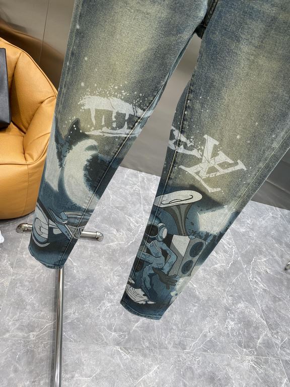 Donkey Family2023ss spring and summer new original single explosive jeans Super customized models Original hardware Super heavy craftsmanship The version is awesome, the details of the workmanship is impeccable! The styl