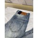 LV2023 early fall new casual jeans, high-end customized series. Imported high-density customized cotton tannin fabric comfortable and soft skin-friendly, straight and not easy to wrinkle, original hardware. In-kind shoot