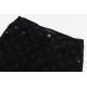 Louis Vuitton Louis Vuitton washed and vintage, classic full print vintage logo jeansSo far this year to do the most awesome jeans, heavy wash process, hidden mystery details are very much, this time the main push of the