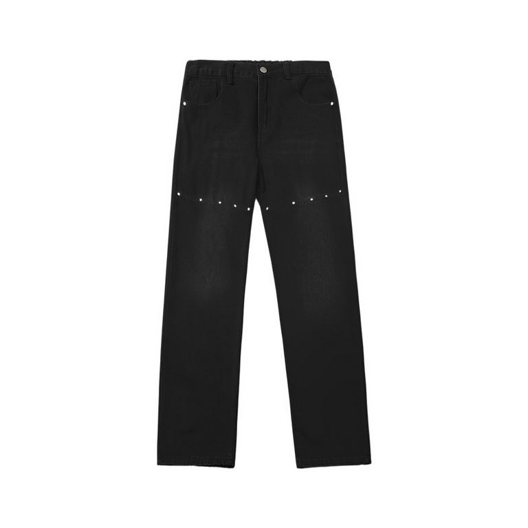 GIVENCHYGivenchy 23ss Classic Washed Vintage Rivet JeansCustomized exclusive accessories hang tags, rivets, buttons, studded buttonsThe use of original denim fabrics, cotton content is super high, high elasticity, super 