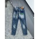 Donkey Family 23SS high-end custom jeans Latest fashion week runway models Original color yeast wash process Selected heavyweight denim fabrics, comfortable and skin-friendly Original hardware accessories accessories Cub