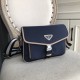 Top counter mouse goods 2022 latest style Prada nylon cloth with leather crossbody bag universal models super hot mass shipment pull, clamoring counter goods   top original single goods   paper talking about bragging rig