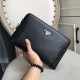 Top counter rat ruthless goods 2022 latest style Prada Men's Combination Lock Clutch Bag fire models a large number of shipments to pull, clamoring counter goods   top original single goods   paper talking about bragging