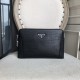 Top counter rat ruthless goods 2022 latest style Prada Men's Combination Lock Clutch Bag fire models a large number of shipments to pull, clamoring counter goods   top original single goods   paper talking about bragging