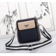 [Top original single quality] 2022 latest models Prada Dora shoulder bag crossbody bag European original imported Prada special cloth outlined cross grain pattern iconic lines, using imported equipment production, fashio