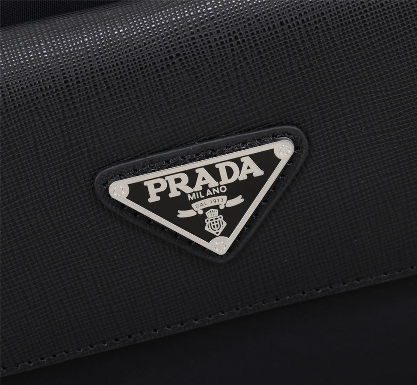 [Top original single quality] 2022 latest models Prada Dora shoulder bag crossbody bag European original imported Prada special cloth outlined cross grain pattern iconic lines, using imported equipment production, fashio