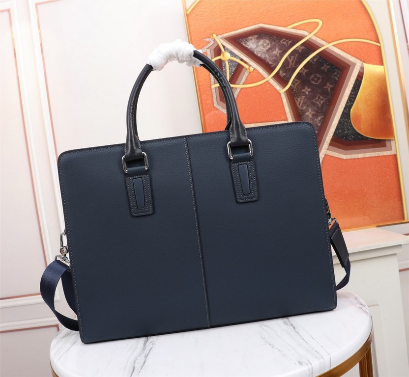 【Top Original Quality】 2022 Newest Prada Briefcase The original European imported cowhide outlines the iconic lines, made with imported equipment, fashionable and trendy, counter quality, more zipper pockets and internal