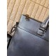 A98-3 Prada original single head layer cowhide briefcase men's bag crossbody bag using exquisite inlaid fine work, classic hundred physical photography original fabrics high-end quality with dust bag 37286