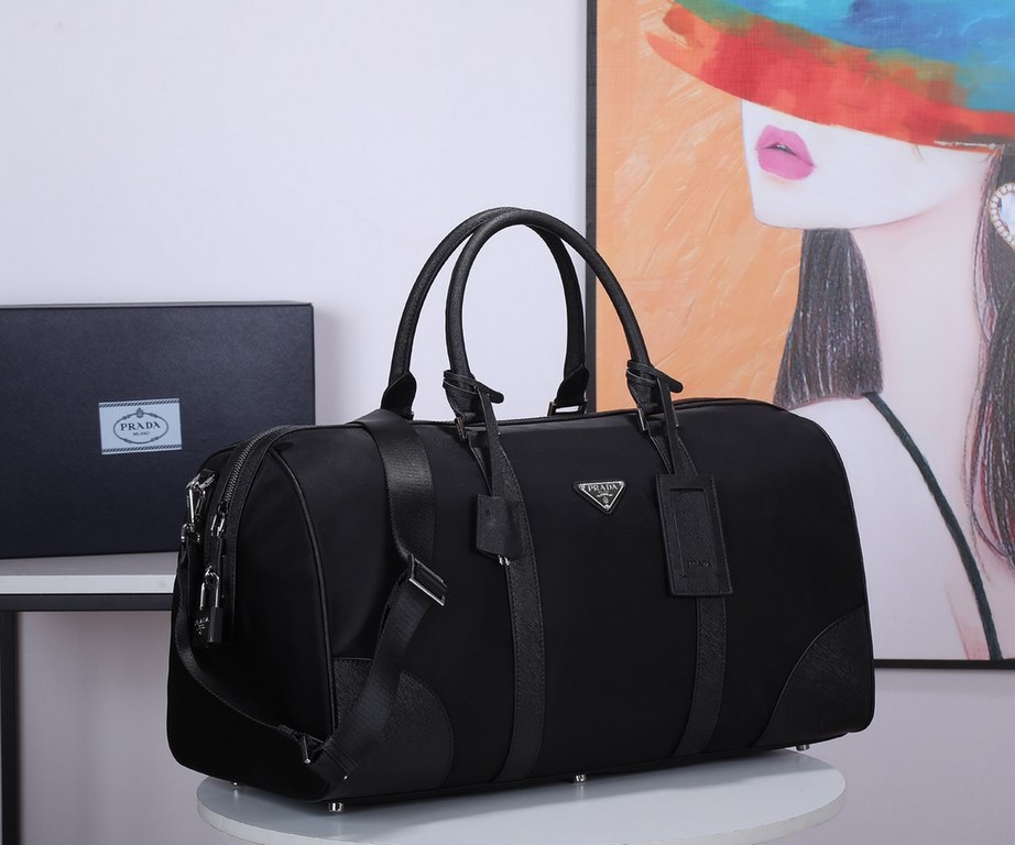 Lot of small Prada Prada    original single goods travel bag   handbag, model 2VC350. Made of original tarpaulin material, feel superb original quality   top workmanship electroplating hardware counter quality high-end g