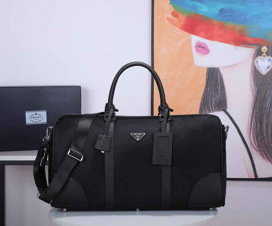 Lot of small Prada Prada    original single goods travel bag   handbag, model 2VC350. Made of original tarpaulin material, feel superb original quality   top workmanship electroplating hardware counter quality high-end g