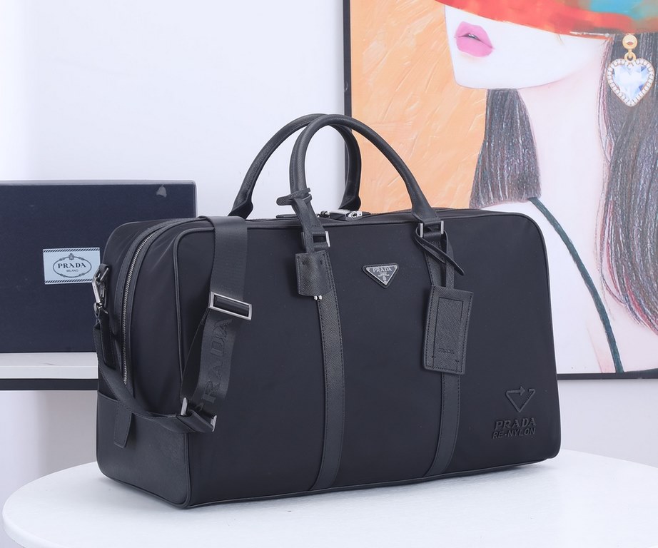 Batch Prada Prada    original single goods travel bag   handbag, model 2VC007A plus environmental protection glue mark, using the original tarpaulin material, feel superb original quality   top workmanship electroplating