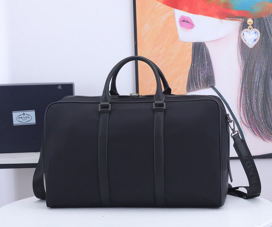 Batch Prada Prada    original single goods travel bag   handbag, model 2VC007A plus environmental protection glue mark, using the original tarpaulin material, feel superb original quality   top workmanship electroplating