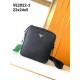 The original official crossbody bag Model VE2022-3 # top original single goods Prada counter the latest models, high-end atmosphere, fashion and taste, the latest top counter natural 繂 deerskin, feel soft thickness enoug