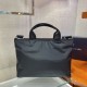 New unisex briefcase  1BG876 Original goods, made of imported nylon fabric, with a detachable nylon long shoulder strap, which can also be handheld. L34xH23.5xBottom10cm